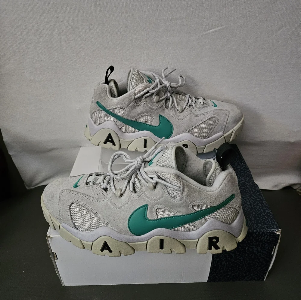 Nike Air Barage low grey fog/ Neptune green - Picture 2 of 7